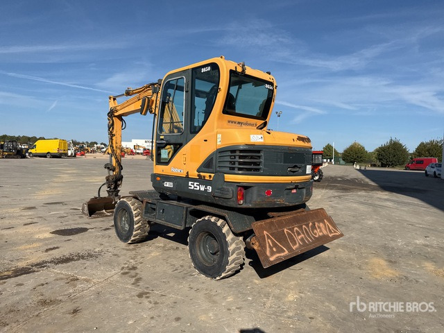 Hyundai R55W9 Pelle hydraulique sur roues - Bager točkaš: slika 4 Hyundai R55W9 Pelle hydraulique sur roues - Bager točkaš: slika 4