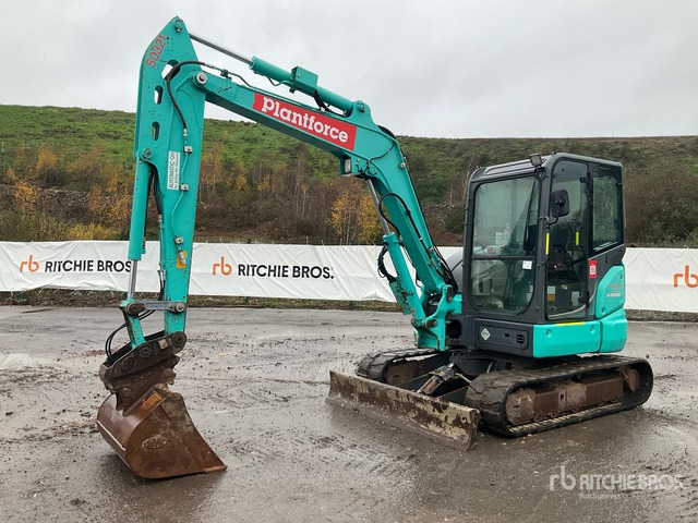 2017 Kobelco SK55SRX-6 Mini Excavator: <6.6t - Mini bager: slika 1 2017 Kobelco SK55SRX-6 Mini Excavator: <6.6t - Mini bager: slika 1
