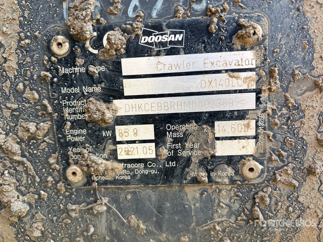 2021 Doosan DX140LC-5 Tracked Excavator - Bager guseničar: slika 1 2021 Doosan DX140LC-5 Tracked Excavator - Bager guseničar: slika 1