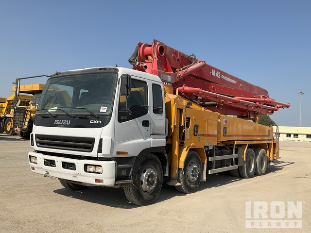 2002 Isuzu CXH50T 2003 Putzmeister M42 on 8x4 Twi ... Concrete Pump Truck - Auto pumpa za beton: slika 2 2002 Isuzu CXH50T 2003 Putzmeister M42 on 8x4 Twi ... Concrete Pump Truck - Auto pumpa za beton: slika 2