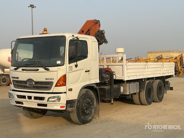 2008 Hino 145 2007 Palfinger K10000 Knuckle B ... Flatbed Truck with Crane - Kamion sa tovarnim sandukom, Kamion sa dizalicom: slika 2 2008 Hino 145 2007 Palfinger K10000 Knuckle B ... Flatbed Truck with Crane - Kamion sa tovarnim sandukom, Kamion sa dizalicom: slika 2