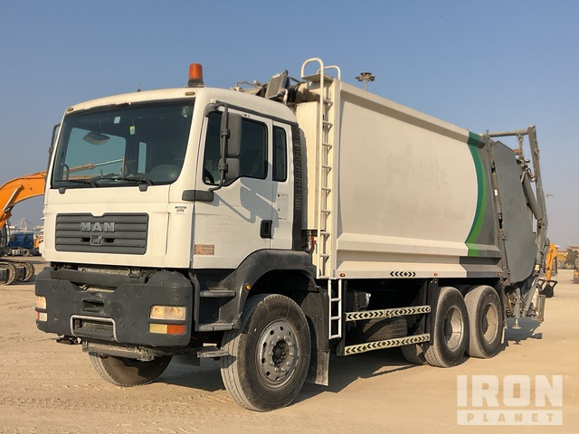 2008 MAN TGA33.360 6x4 Rear Loader Waste Collection Truck - Kamion za smeće: slika 1 2008 MAN TGA33.360 6x4 Rear Loader Waste Collection Truck - Kamion za smeće: slika 1