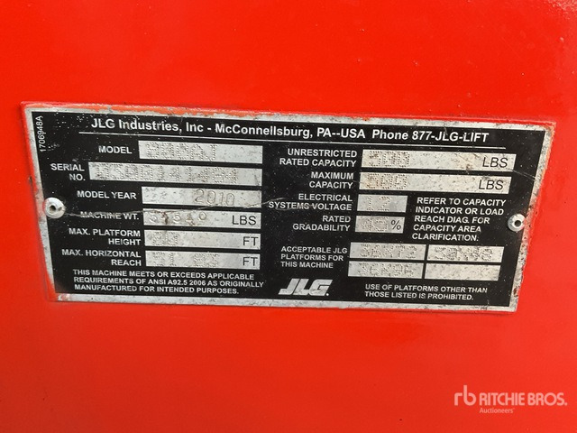 2010 JLG 800AJ 4WD Diesel Articulating Boom Lift - Zglobna platforma: slika 3 2010 JLG 800AJ 4WD Diesel Articulating Boom Lift - Zglobna platforma: slika 3