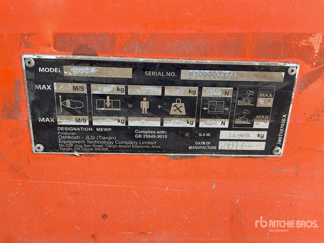 2017 JLG 860SJ 4WD Diesel Telescopic Boom Lift - Teleskopska platforma: slika 2 2017 JLG 860SJ 4WD Diesel Telescopic Boom Lift - Teleskopska platforma: slika 2