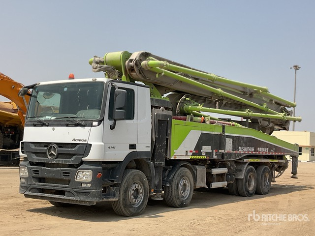 2019 Mercedes-Benz Actros 4141 2019 Zoomlion 56X-6RZ 56 m on 8 ... Concrete Pump Truck - Auto pumpa za beton: slika 3 2019 Mercedes-Benz Actros 4141 2019 Zoomlion 56X-6RZ 56 m on 8 ... Concrete Pump Truck - Auto pumpa za beton: slika 3
