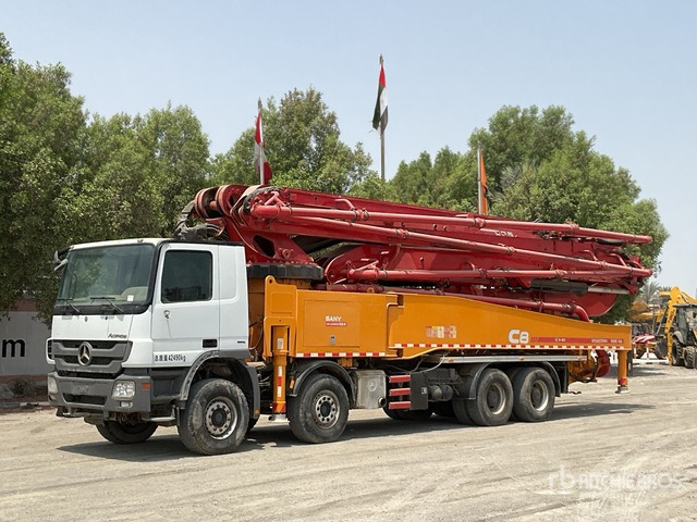 2020 Mercedes-Benz Actros 4141 2020 Sany SYM5449THBE 56 m on 8 ... Concrete Pump Truck - Auto pumpa za beton: slika 1 2020 Mercedes-Benz Actros 4141 2020 Sany SYM5449THBE 56 m on 8 ... Concrete Pump Truck - Auto pumpa za beton: slika 1