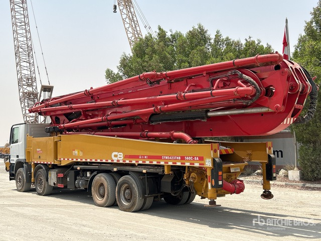 2020 Mercedes-Benz Actros 4141 2020 Sany SYM5449THBE 56 m on 8 ... Concrete Pump Truck - Auto pumpa za beton: slika 4 2020 Mercedes-Benz Actros 4141 2020 Sany SYM5449THBE 56 m on 8 ... Concrete Pump Truck - Auto pumpa za beton: slika 4