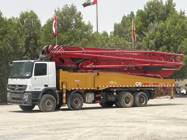 2020 Mercedes-Benz Actros 4141 2020 Sany SYM5449THBE 56 m on 8 ... Concrete Pump Truck - Tarup/ Mulčer: slika 1 2020 Mercedes-Benz Actros 4141 2020 Sany SYM5449THBE 56 m on 8 ... Concrete Pump Truck - Tarup/ Mulčer: slika 1