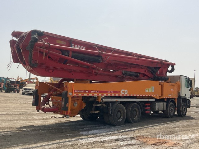 2020 Mercedes-Benz Actros 4143 2020 Sany SYM5449THBE 56 m on 8 ... Concrete Pump Truck - Auto pumpa za beton: slika 4 2020 Mercedes-Benz Actros 4143 2020 Sany SYM5449THBE 56 m on 8 ... Concrete Pump Truck - Auto pumpa za beton: slika 4
