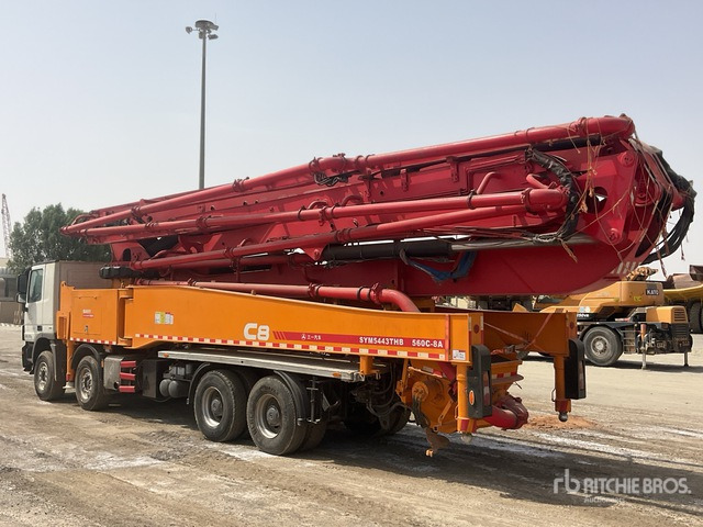 2020 Mercedes-Benz Actros 4143 2020 Sany SYM5449THBE 56 m on 8 ... Concrete Pump Truck - Auto pumpa za beton: slika 3 2020 Mercedes-Benz Actros 4143 2020 Sany SYM5449THBE 56 m on 8 ... Concrete Pump Truck - Auto pumpa za beton: slika 3