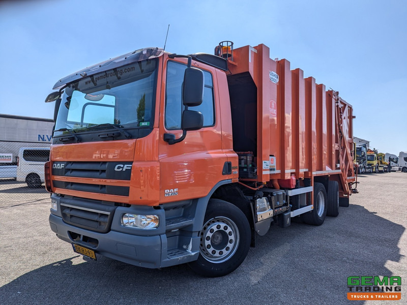 DAF FAN CF75.250 6x2/4 Dagcabine Euro5 - MOL/VDK Pusher 2000 OB + Terberg TCA-DELW-2 - 08/2025APK - Kamion za smeće: slika 1 DAF FAN CF75.250 6x2/4 Dagcabine Euro5 - MOL/VDK Pusher 2000 OB + Terberg TCA-DELW-2 - 08/2025APK - Kamion za smeće: slika 1