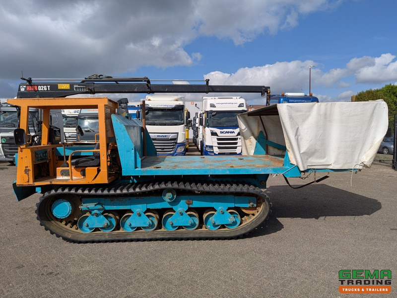 Kiper Morooka MST-1100 Rupsdumper / Werktuigdrager - Platte kiepbak + Hiab 026 T3 Kraan - Komatsu 6Cil: slika 12