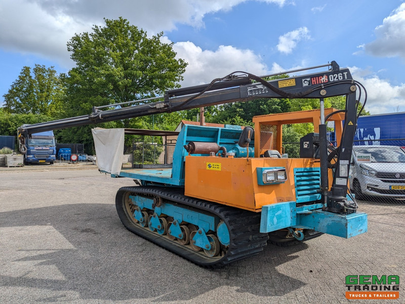 Kiper Morooka MST-1100 Rupsdumper / Werktuigdrager - Platte kiepbak + Hiab 026 T3 Kraan - Komatsu 6Cil: slika 5