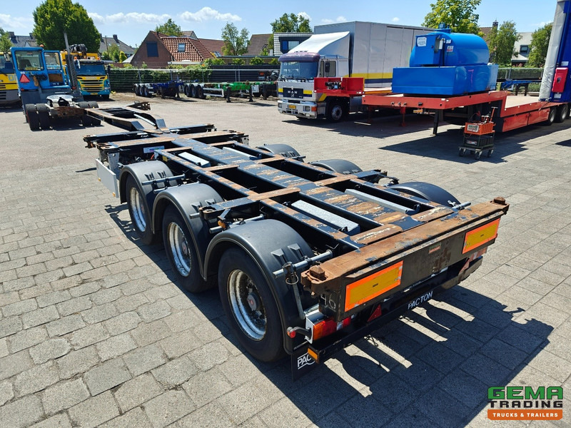Pacton T3-010 3-Assen SAF - MULTI - Trommelremmen - LiftAs - 3x Uitschuifbaar - Poluprikolica za prevoz kontejnera/ Poluprikolica sa promenjivim sandukom: slika 2 Pacton T3-010 3-Assen SAF - MULTI - Trommelremmen - LiftAs - 3x Uitschuifbaar - Poluprikolica za prevoz kontejnera/ Poluprikolica sa promenjivim sandukom: slika 2