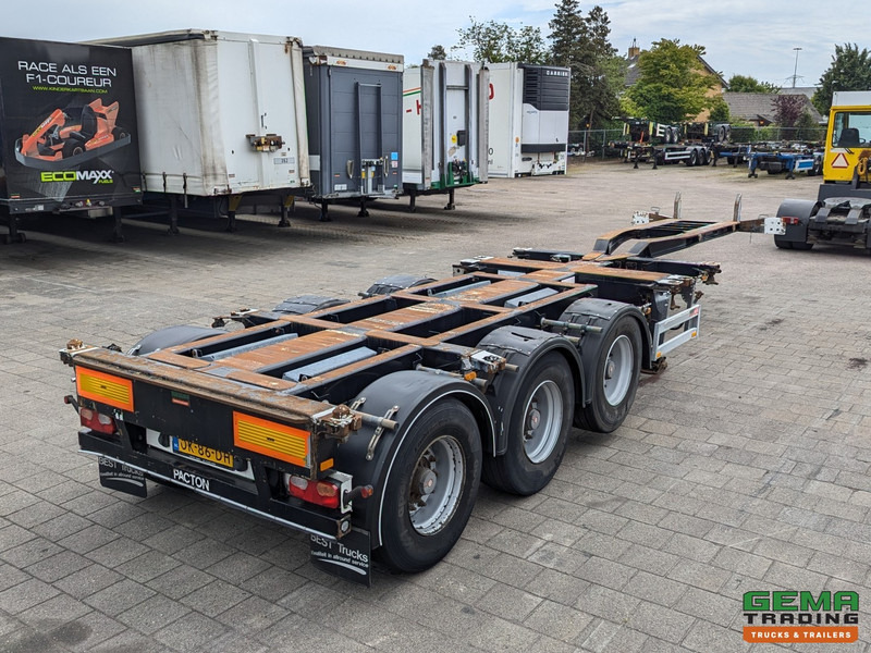 Pacton T3-010 3-Assen SAF - MULTI - Trommelremmen - LiftAs - 3x Uitschuifbaar - Poluprikolica za prevoz kontejnera/ Poluprikolica sa promenjivim sandukom: slika 3 Pacton T3-010 3-Assen SAF - MULTI - Trommelremmen - LiftAs - 3x Uitschuifbaar - Poluprikolica za prevoz kontejnera/ Poluprikolica sa promenjivim sandukom: slika 3