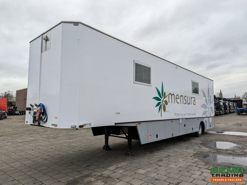 Trax S161DAP 1-Assige 11.3m KantoorTrailer / MobileHome - Airco's - Toilet - Standkachel - Watertank - Poluprikolica: slika 2 Trax S161DAP 1-Assige 11.3m KantoorTrailer / MobileHome - Airco's - Toilet - Standkachel - Watertank - Poluprikolica: slika 2