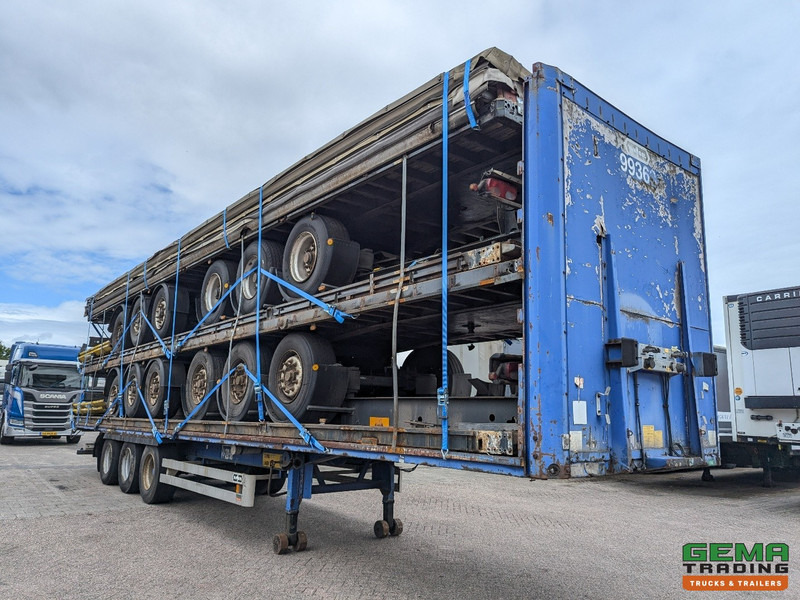 Van Hool 3B0064 Pakket 1x van Hool ROR + 4x Samro BPW - Compleet Gestapeld - Hardhoutenvloer - RoestVrij! - Poluprikolica sa ceradom: slika 3 Van Hool 3B0064 Pakket 1x van Hool ROR + 4x Samro BPW - Compleet Gestapeld - Hardhoutenvloer - RoestVrij! - Poluprikolica sa ceradom: slika 3