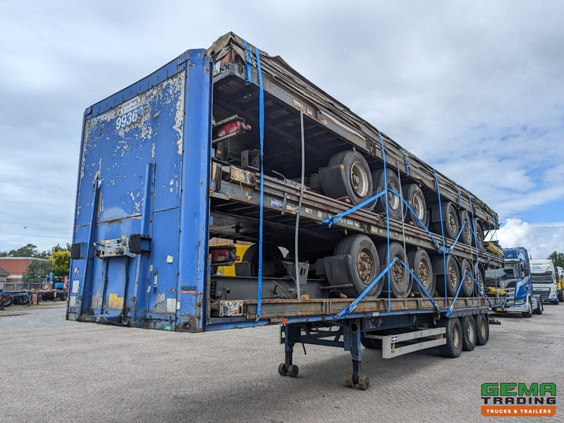Van Hool 3B0064 Pakket 1x van Hool ROR + 4x Samro BPW - Compleet Gestapeld - Hardhoutenvloer - RoestVrij! - Poluprikolica sa ceradom: slika 2 Van Hool 3B0064 Pakket 1x van Hool ROR + 4x Samro BPW - Compleet Gestapeld - Hardhoutenvloer - RoestVrij! - Poluprikolica sa ceradom: slika 2