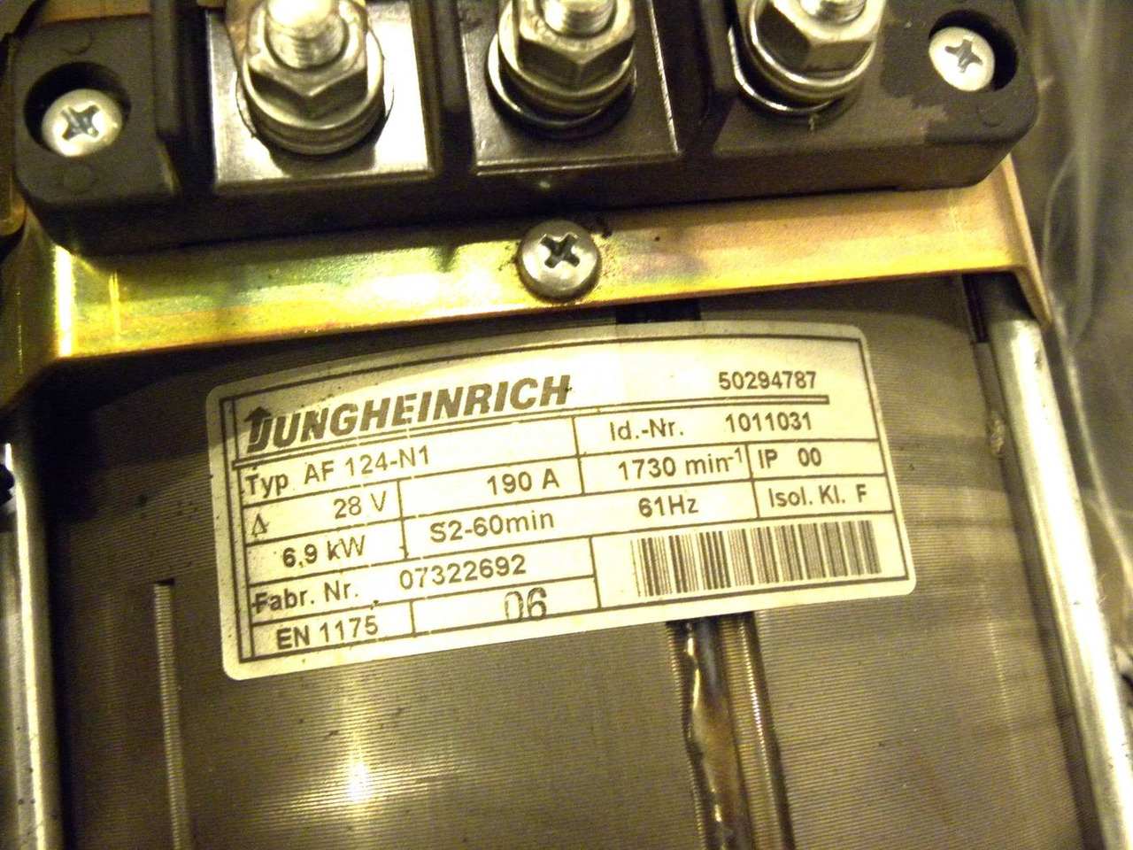 Drive motor for Jungheinrich - Motor i delovi za Oprema za rukovanje materijalima: slika 5 Drive motor for Jungheinrich - Motor i delovi za Oprema za rukovanje materijalima: slika 5