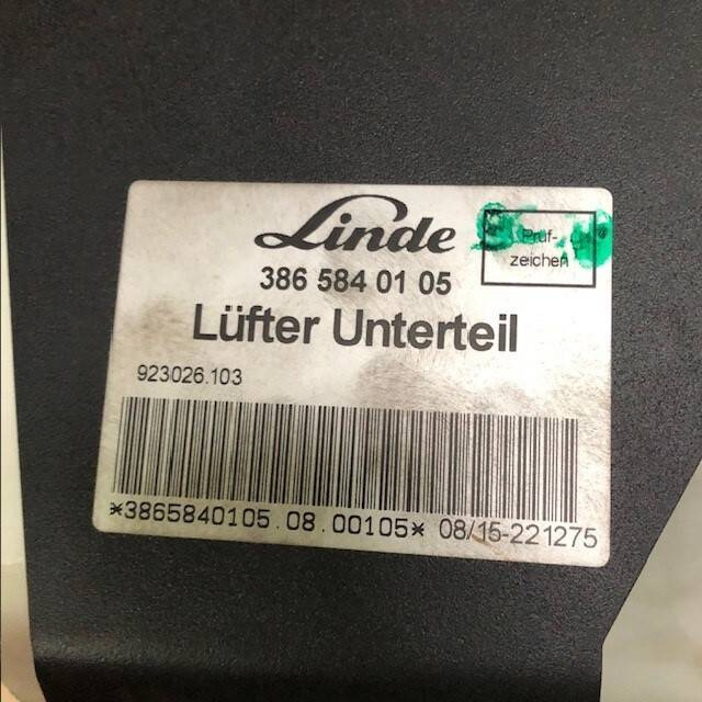 Fan for Linde 386 - Kabina i enterijer za Oprema za rukovanje materijalima: slika 4 Fan for Linde 386 - Kabina i enterijer za Oprema za rukovanje materijalima: slika 4