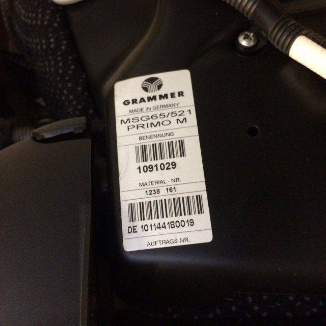 Grammer MSG 65/521 Seat - Sedište za Oprema za rukovanje materijalima: slika 4 Grammer MSG 65/521 Seat - Sedište za Oprema za rukovanje materijalima: slika 4