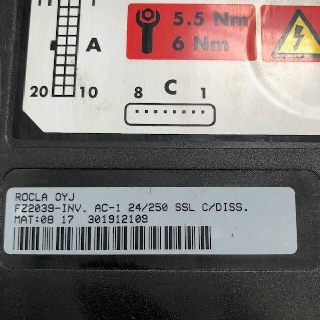 Inverter AC1 SSL for Caterpillar / Rocla - Upravljačka jedinica za Oprema za rukovanje materijalima: slika 3 Inverter AC1 SSL for Caterpillar / Rocla - Upravljačka jedinica za Oprema za rukovanje materijalima: slika 3