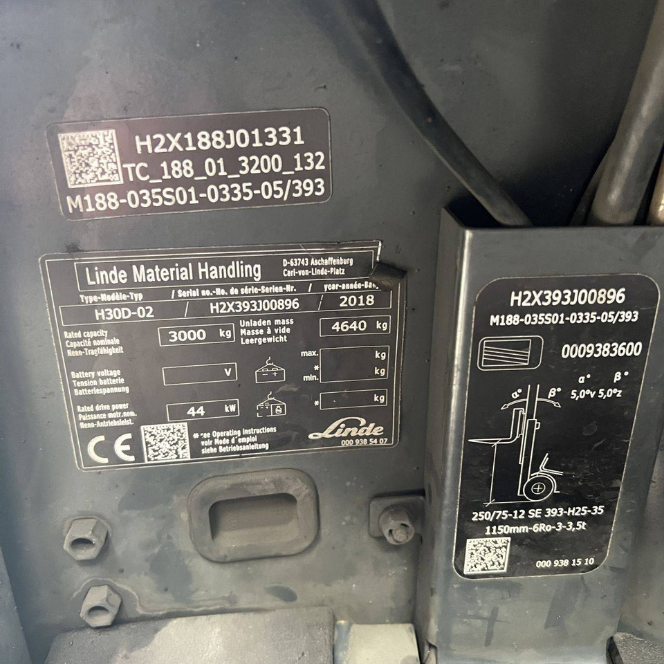 Dizel viljuškar Linde H30D-02 (393) EVO: slika 18