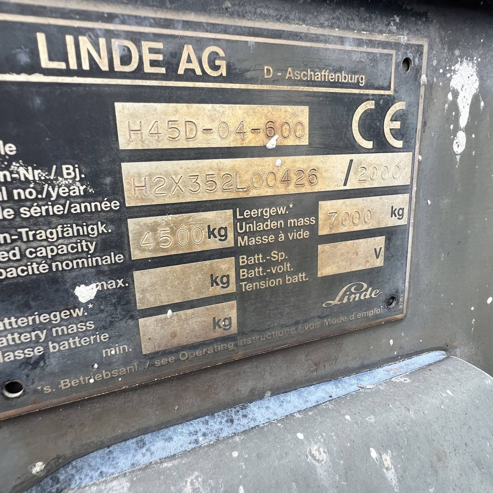 Linde H45D-600 (352-04) - Dizel viljuškar: slika 5 Linde H45D-600 (352-04) - Dizel viljuškar: slika 5