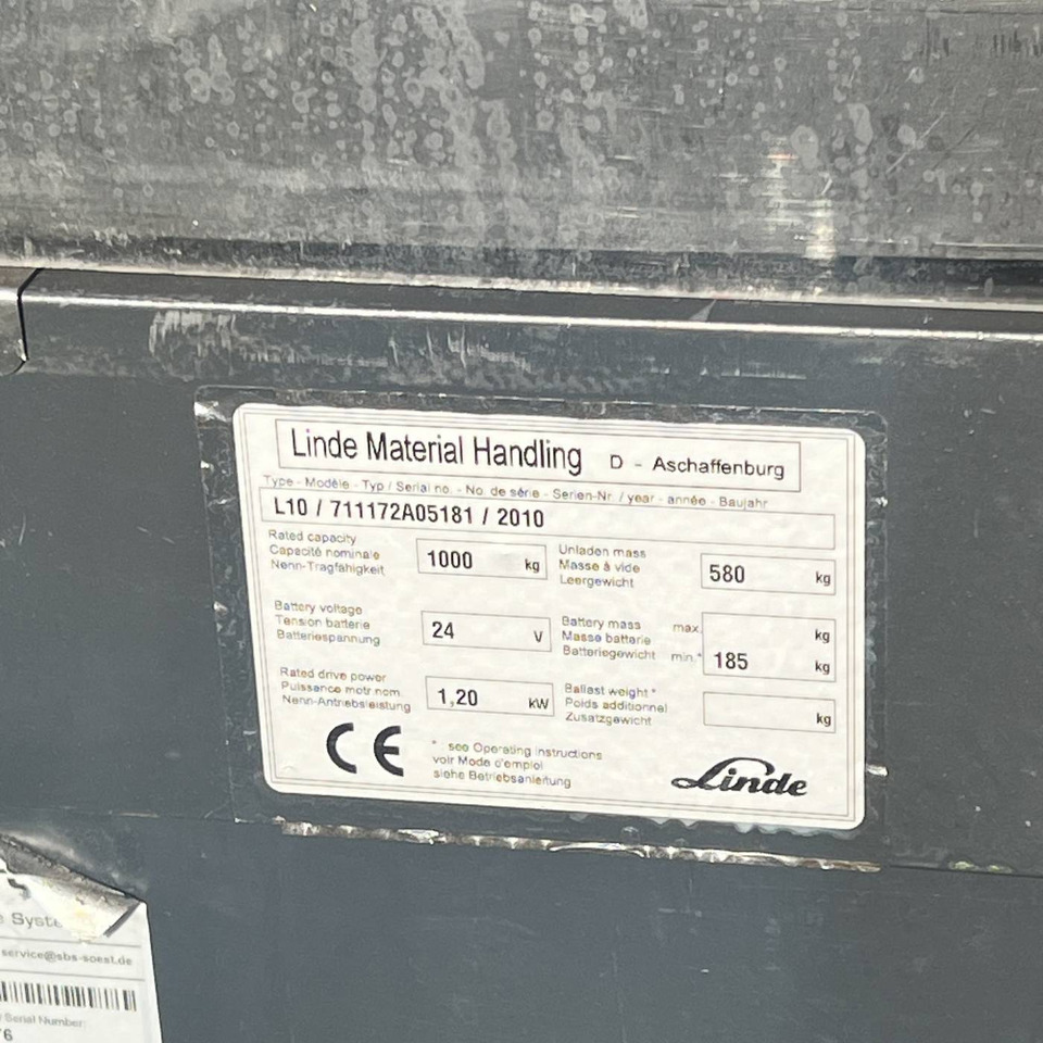 Linde L10 (1172) Linde L10 (1172): slika 12 Linde L10 (1172) Linde L10 (1172): slika 12