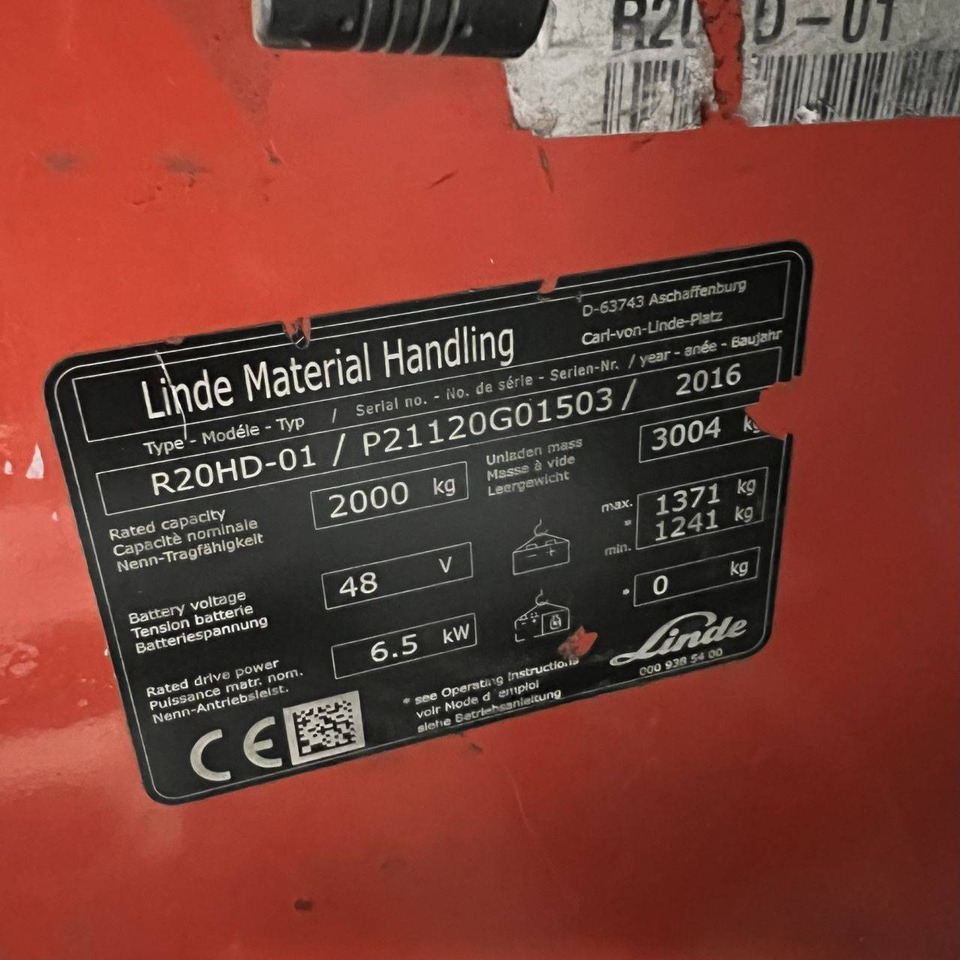 Regalni viljuškar Linde R20 HD (1120): slika 13