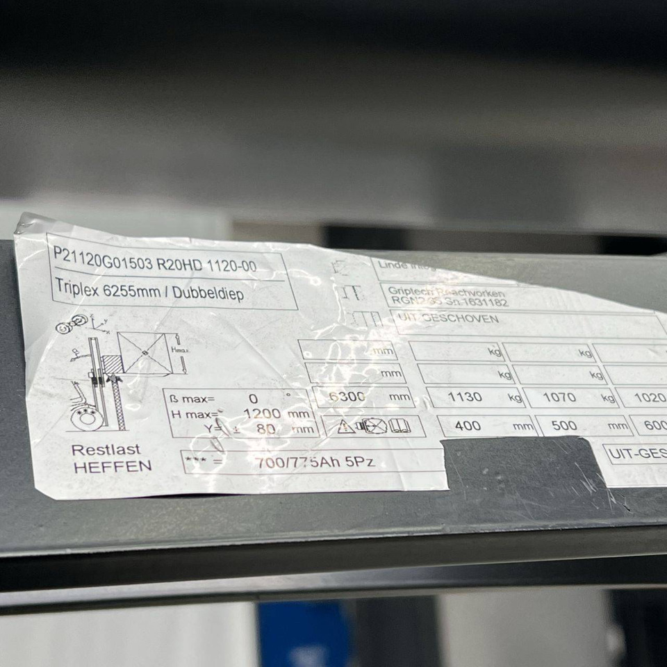 Regalni viljuškar Linde R20 HD (1120): slika 10