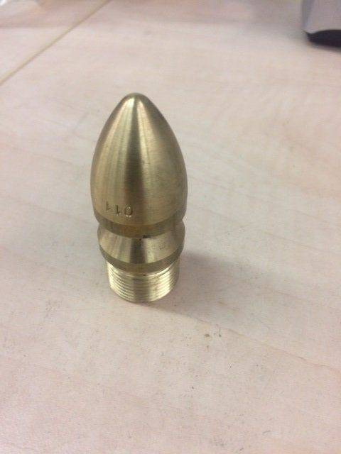 Brass pipe cleaning nozzle with M22 x 1.5 external thread - Rezervni deo za Oprema za rukovanje materijalima: slika 1 Brass pipe cleaning nozzle with M22 x 1.5 external thread - Rezervni deo za Oprema za rukovanje materijalima: slika 1
