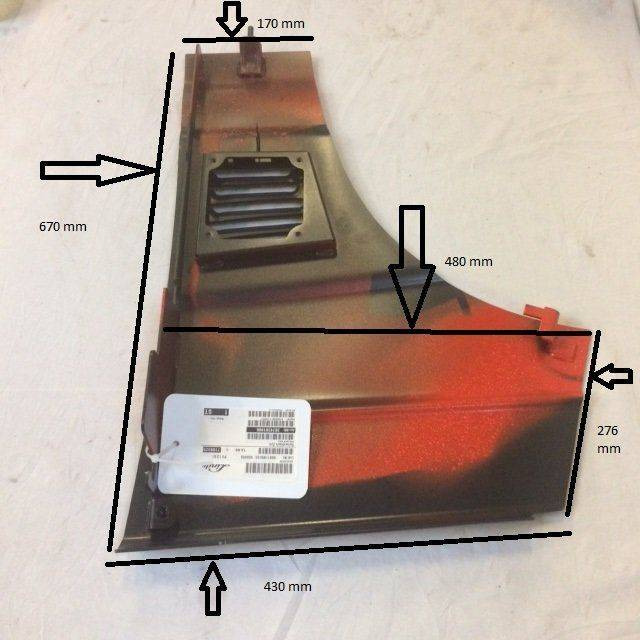 Side panel right for Linde - Karoserija i eksterijer za Oprema za rukovanje materijalima: slika 3 Side panel right for Linde - Karoserija i eksterijer za Oprema za rukovanje materijalima: slika 3