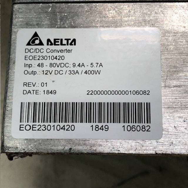 Voltage transformer 400W/48-80V-12V - Električni sistem za Oprema za rukovanje materijalima: slika 3 Voltage transformer 400W/48-80V-12V - Električni sistem za Oprema za rukovanje materijalima: slika 3
