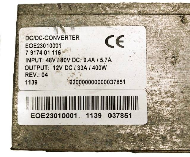 Voltage transformer 400W/48-80V - Električni sistem za Oprema za rukovanje materijalima: slika 4 Voltage transformer 400W/48-80V - Električni sistem za Oprema za rukovanje materijalima: slika 4
