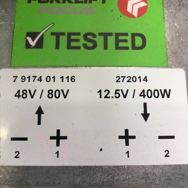 Voltage transformer 400W/48-80V - Električni sistem za Oprema za rukovanje materijalima: slika 3 Voltage transformer 400W/48-80V - Električni sistem za Oprema za rukovanje materijalima: slika 3
