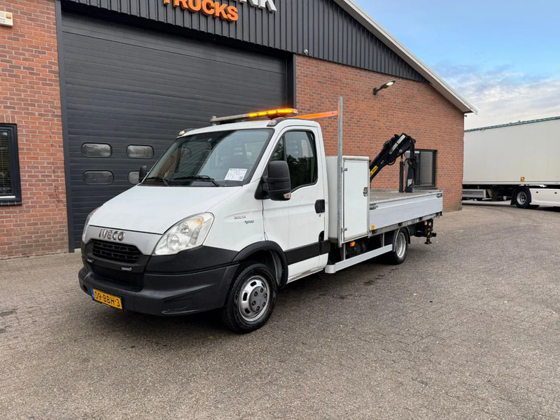 Iveco 50c14 Erdgas/CNG Hiab kran/crane Pritsche - Dostavno vozilo sa otvorenom sandukom: slika 1 Iveco 50c14 Erdgas/CNG Hiab kran/crane Pritsche - Dostavno vozilo sa otvorenom sandukom: slika 1
