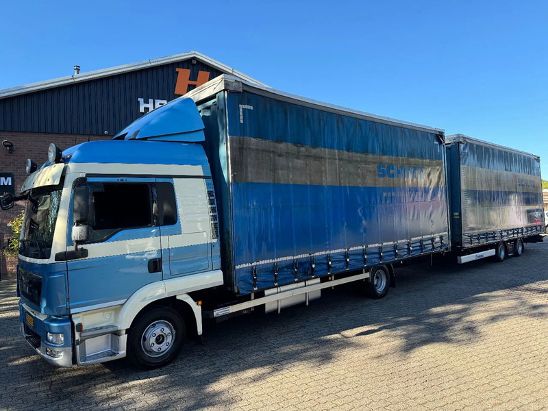 MAN TGL 4X2 JUMBO Kombi 123m3 Krone CodeXL EURO6 - Kamion sa ceradom: slika 1 MAN TGL 4X2 JUMBO Kombi 123m3 Krone CodeXL EURO6 - Kamion sa ceradom: slika 1