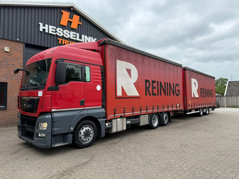 MAN TGX 26.400 6X2 JUMBO Kombi 120m3 Complete 2015, Galvanized - Kamion sa zatvorenim sandukom: slika 1 MAN TGX 26.400 6X2 JUMBO Kombi 120m3 Complete 2015, Galvanized - Kamion sa zatvorenim sandukom: slika 1