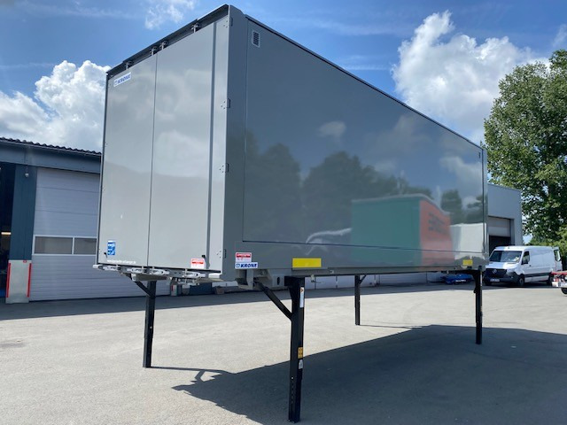 Krone BDF-System, 7.450 mm lang, Portaltüren, RAL 7037 Staubgrau - Promenjivo telo - sanduk: slika 1 Krone BDF-System, 7.450 mm lang, Portaltüren, RAL 7037 Staubgrau - Promenjivo telo - sanduk: slika 1