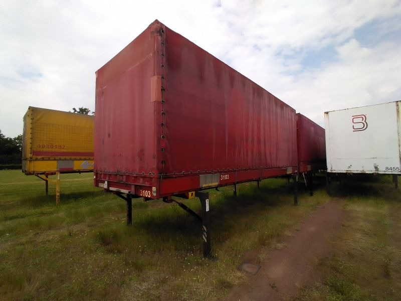 Promenjivo telo sa ceradom Krone Wechselpritsche mit Bordwänden und Plane, BDF-System, 7.450 mm lang.: slika 6