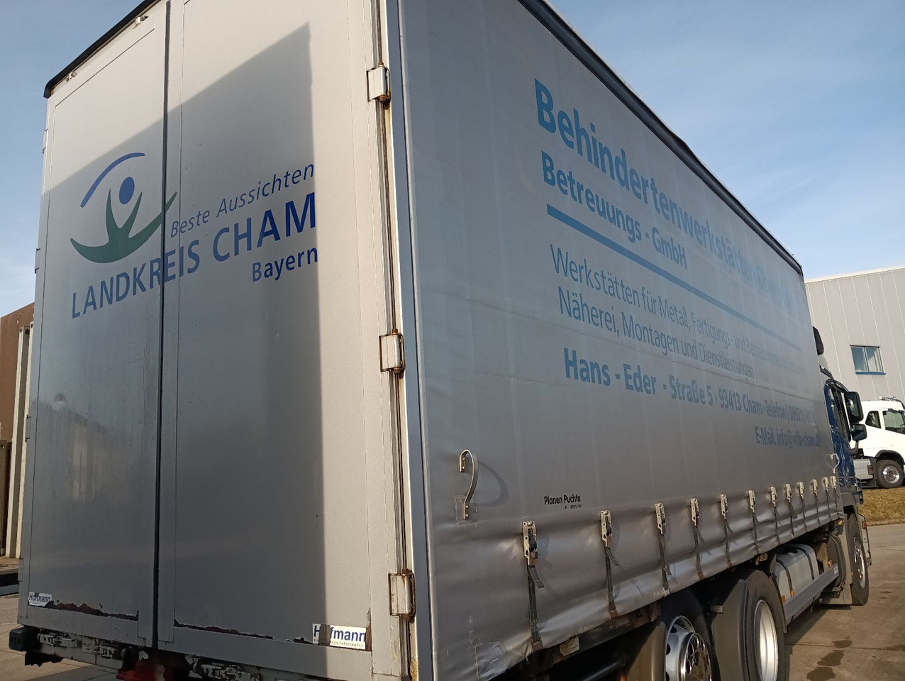 Promenjivo telo sa ceradom Hofmann 2xWB2205 C745 9/2007 Hubdach,Curtainsider,Edscha Hofmann 2xWB2205 C745 9/2007 Hubdach,Curtainsider,Edscha: slika 12