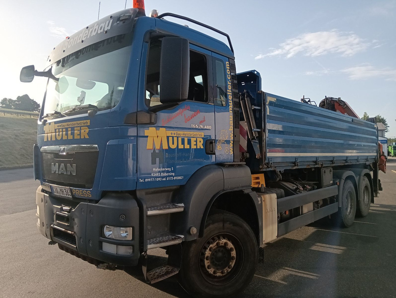 MAN TGS 26:480 6x4 EURO5 ATLAS 240.2E-A4 3-S-Kipper - Istovarivač, Kamion sa dizalicom: slika 4 MAN TGS 26:480 6x4 EURO5 ATLAS 240.2E-A4 3-S-Kipper - Istovarivač, Kamion sa dizalicom: slika 4