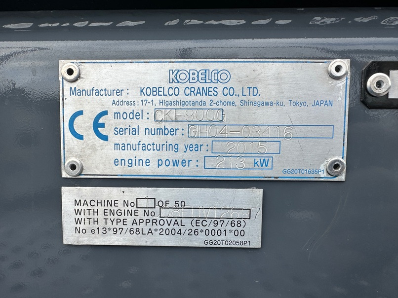 KOBELCO CKE900G-2 - 100 Ton Crawler Crane - Excellent Condition - Kran guseničar: slika 5 KOBELCO CKE900G-2 - 100 Ton Crawler Crane - Excellent Condition - Kran guseničar: slika 5