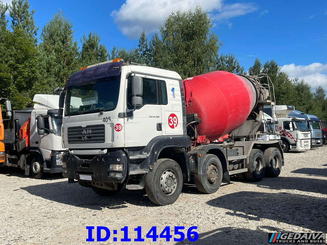 MAN TGA 35.480 8X4 8m3 Manual - Mikser za beton: slika 1 MAN TGA 35.480 8X4 8m3 Manual - Mikser za beton: slika 1