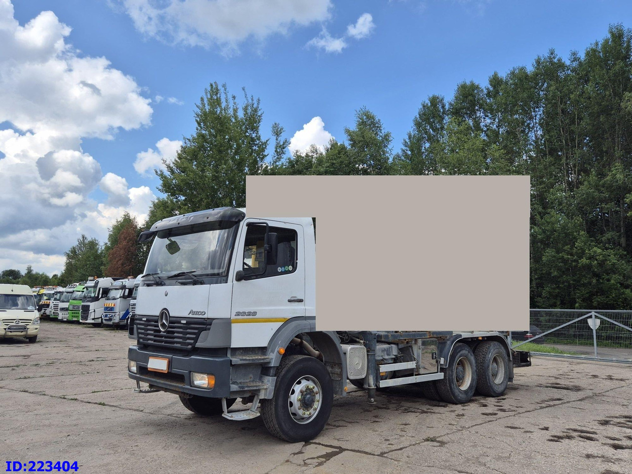 MERCEDES-BENZ Atego 2628 6x4 Full steel - Kamion sa golom šasijom i zatvorenom kabinom: slika 1 MERCEDES-BENZ Atego 2628 6x4 Full steel - Kamion sa golom šasijom i zatvorenom kabinom: slika 1