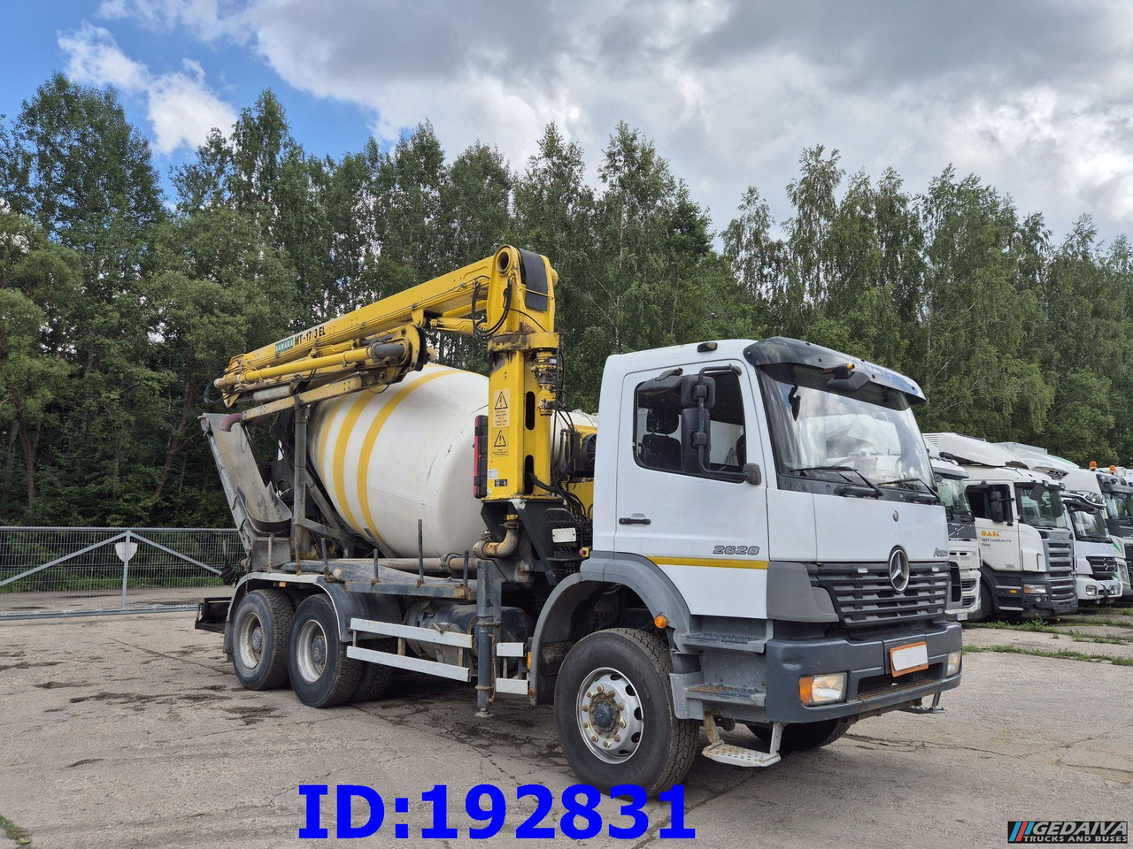 MERCEDES-BENZ Atego 2628 6x4 Schwing 17m 9m3 - Auto pumpa za beton: slika 5 MERCEDES-BENZ Atego 2628 6x4 Schwing 17m 9m3 - Auto pumpa za beton: slika 5