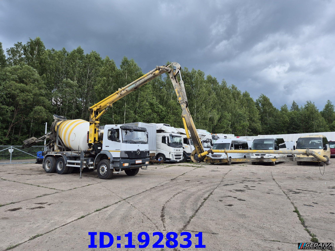 MERCEDES-BENZ Atego 2628 6x4 Schwing 17m 9m3 - Auto pumpa za beton: slika 4 MERCEDES-BENZ Atego 2628 6x4 Schwing 17m 9m3 - Auto pumpa za beton: slika 4