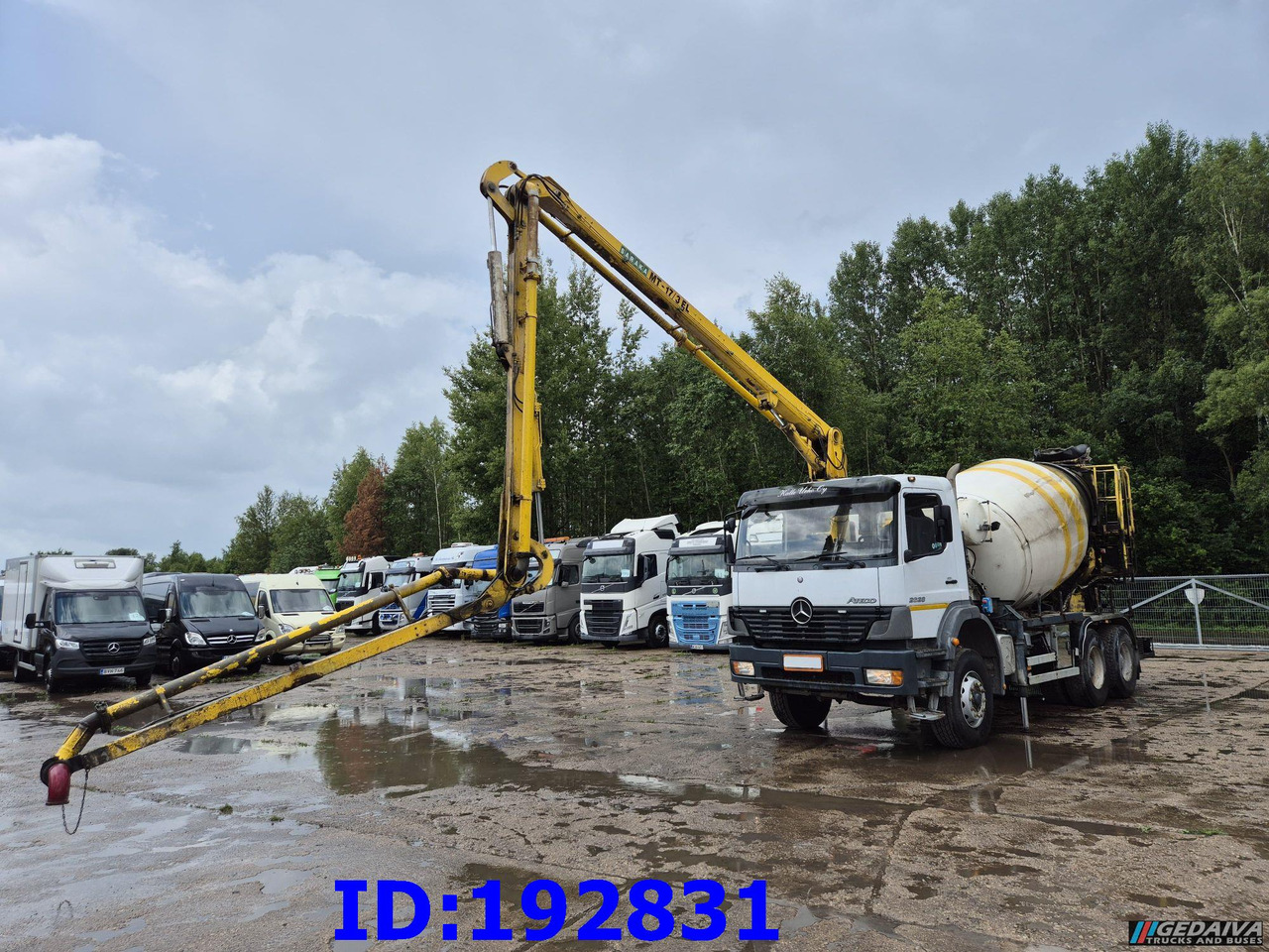 MERCEDES-BENZ Atego 2628 6x4 Schwing 17m 9m3 - Auto pumpa za beton: slika 1 MERCEDES-BENZ Atego 2628 6x4 Schwing 17m 9m3 - Auto pumpa za beton: slika 1