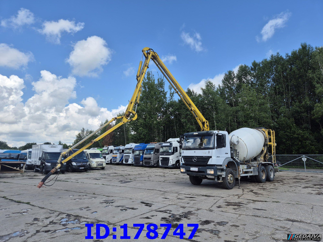 MERCEDES-BENZ Axor 2633 6x4 Schwing 750 - Auto pumpa za beton: slika 1 MERCEDES-BENZ Axor 2633 6x4 Schwing 750 - Auto pumpa za beton: slika 1